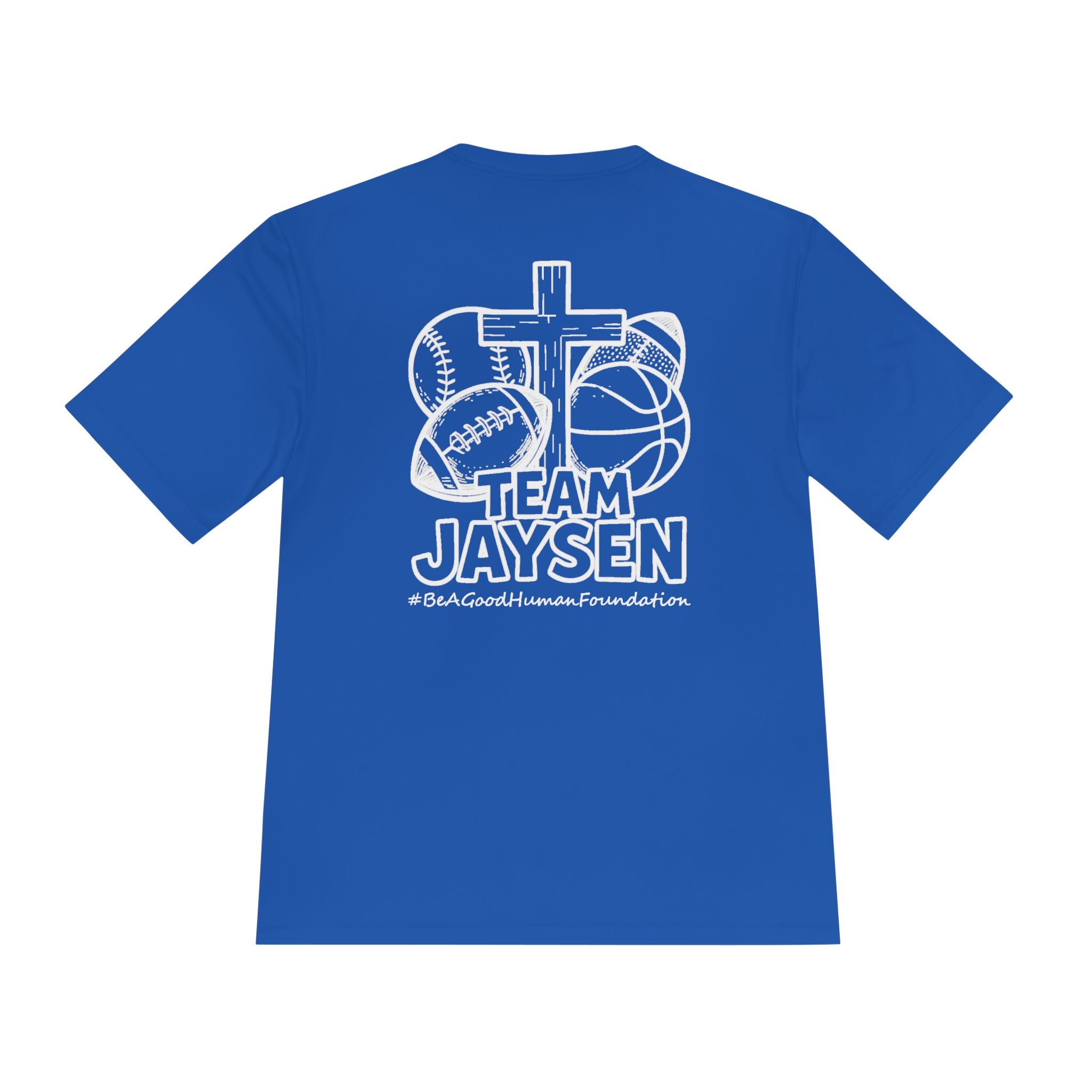 Team Jaysen Sports Tee — Faith & Athletics Moisture-Wicking Shirt