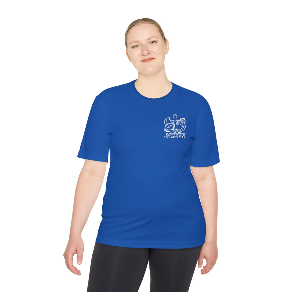 Team Jaysen Sports Tee — Faith & Athletics Moisture-Wicking Shirt