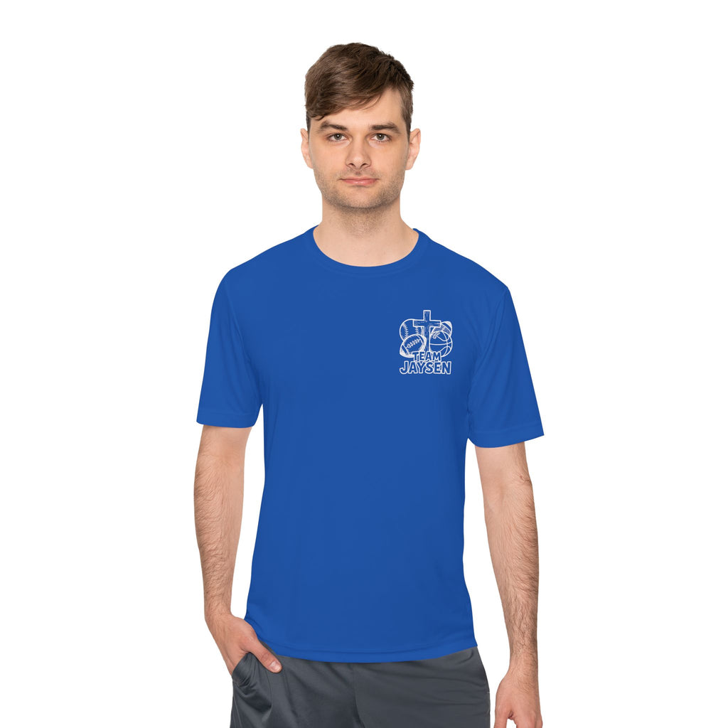 Team Jaysen Sports Tee — Faith & Athletics Moisture-Wicking Shirt